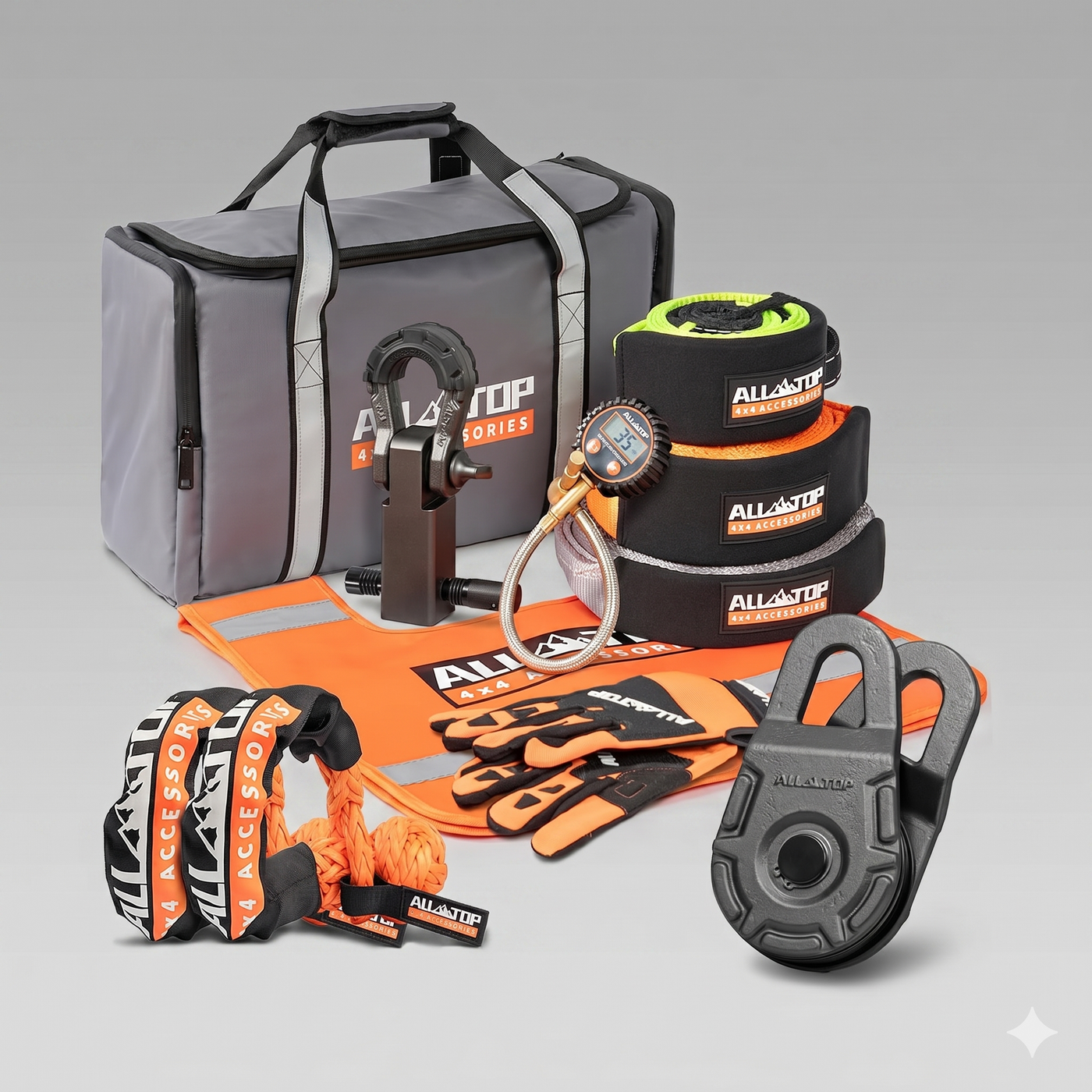 11-teiliges Offroad Recovery Kit im Koffer