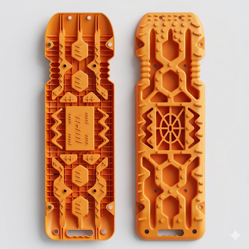 Orange Recovery Boards und Sandbleche im 2er-Set