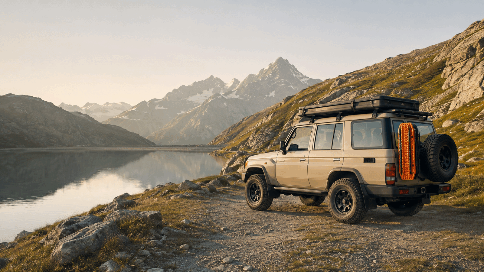 Land Cruiser in den Bergen